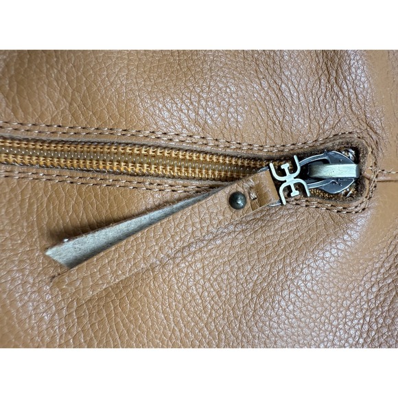 Sam Edelman‎ Elsy Boots Womens Size 9 Medium Caramel Leather Block Heel Tall Zip - Picture 15 of 16